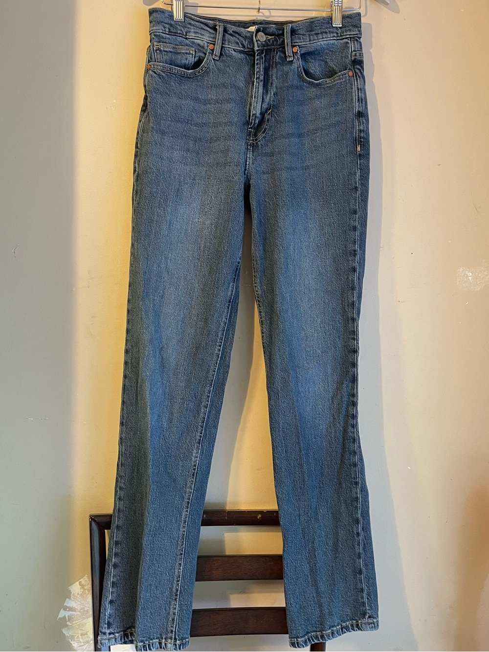 Habitual Peyton Acid Wash Tencel High Rise Straight Leg Jeans Sz 28 L32